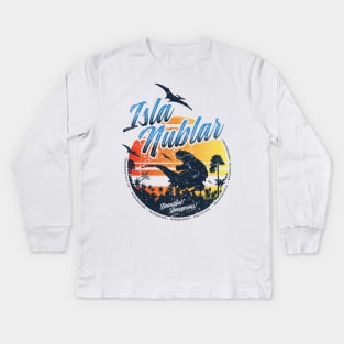 Isla Nublar Kids Long Sleeve T-Shirt